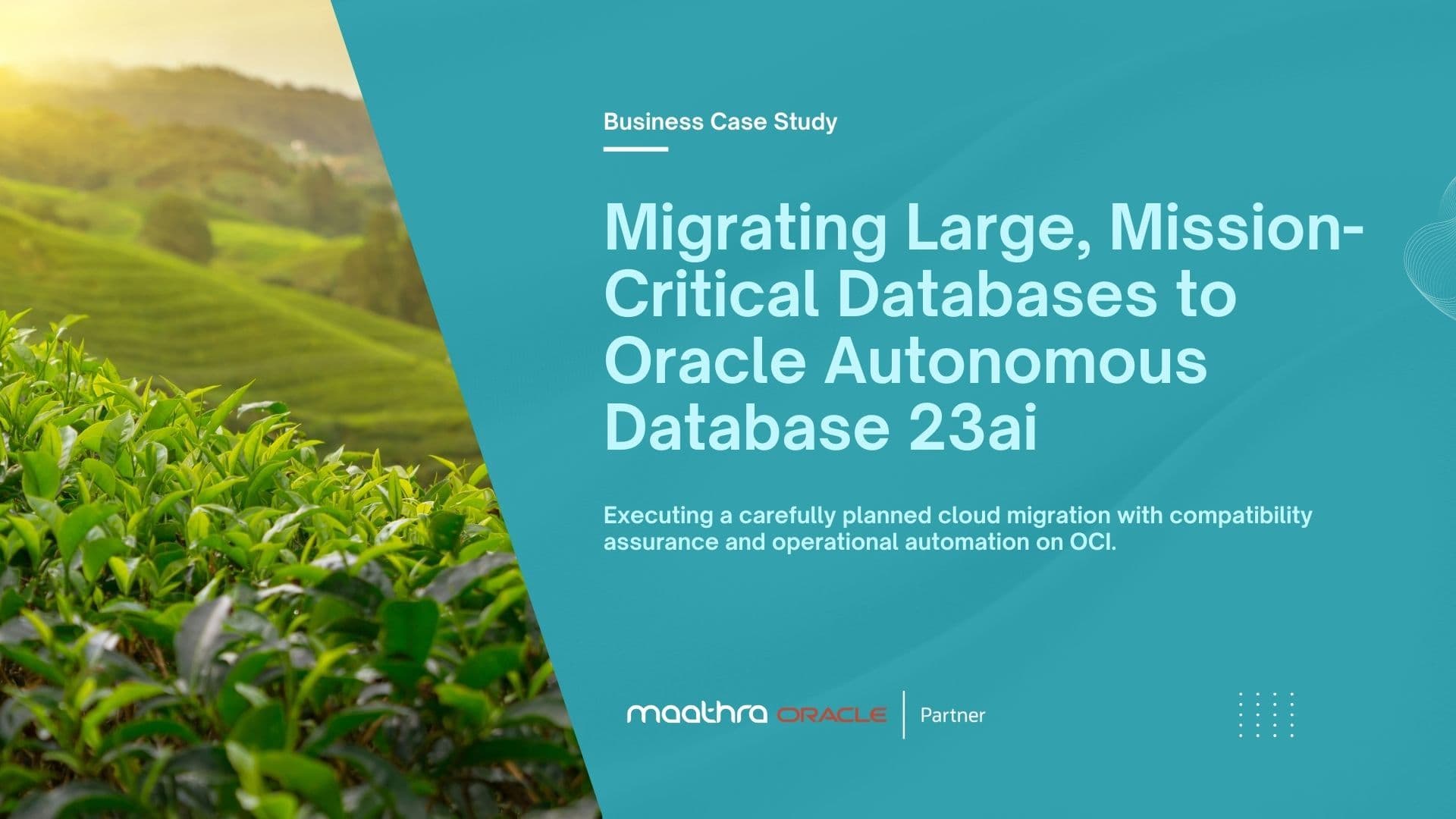 Migrating Large, Mission-Critical Databases to Oracle Autonomous Database 23ai