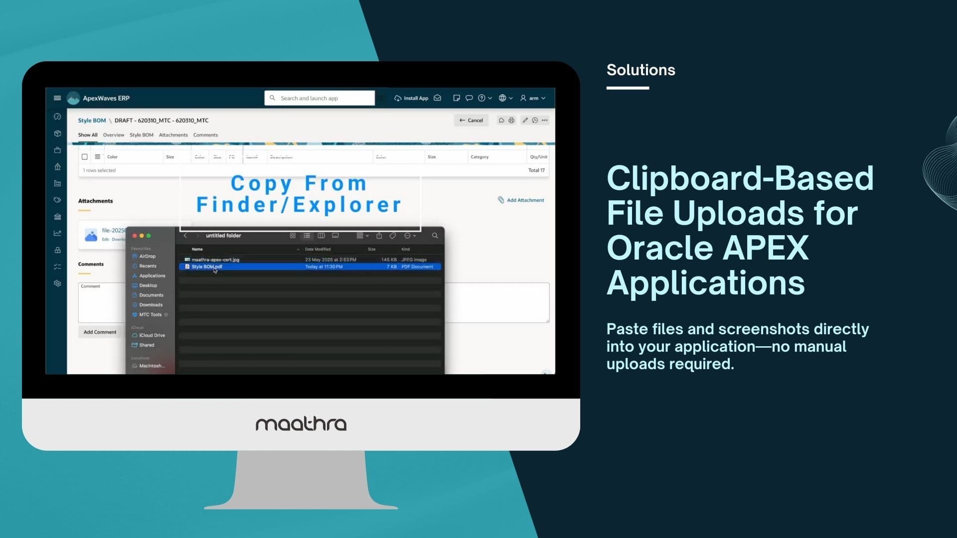 Clipboard-Based File Uploads