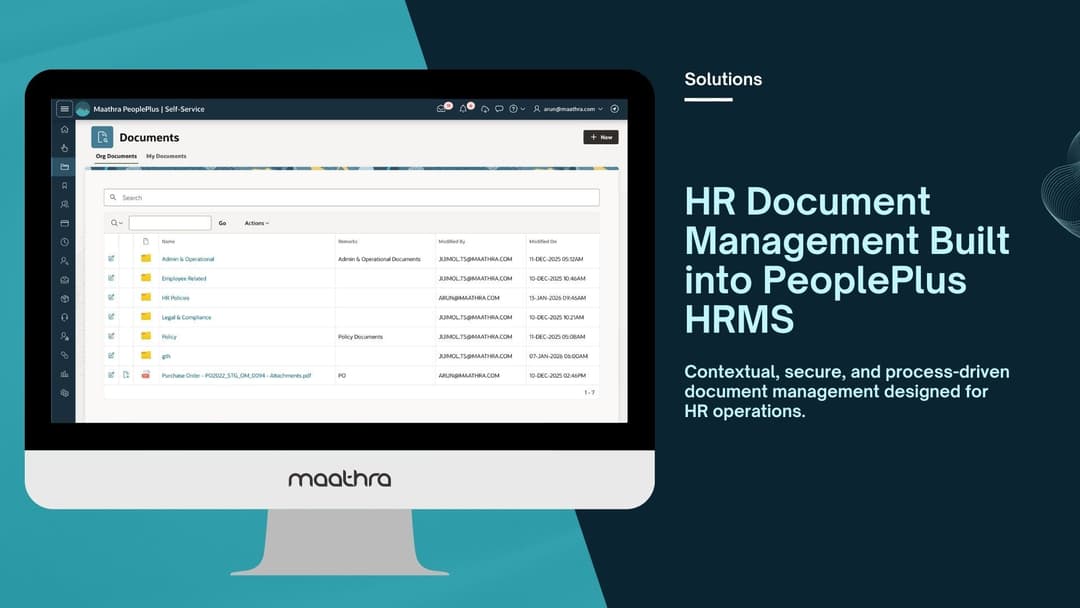 HR Document Management Built Into PeoplePlus HRMS Maathra Solutions hr-document-management-built-into-peopleplus-hrms-maathra-solutions